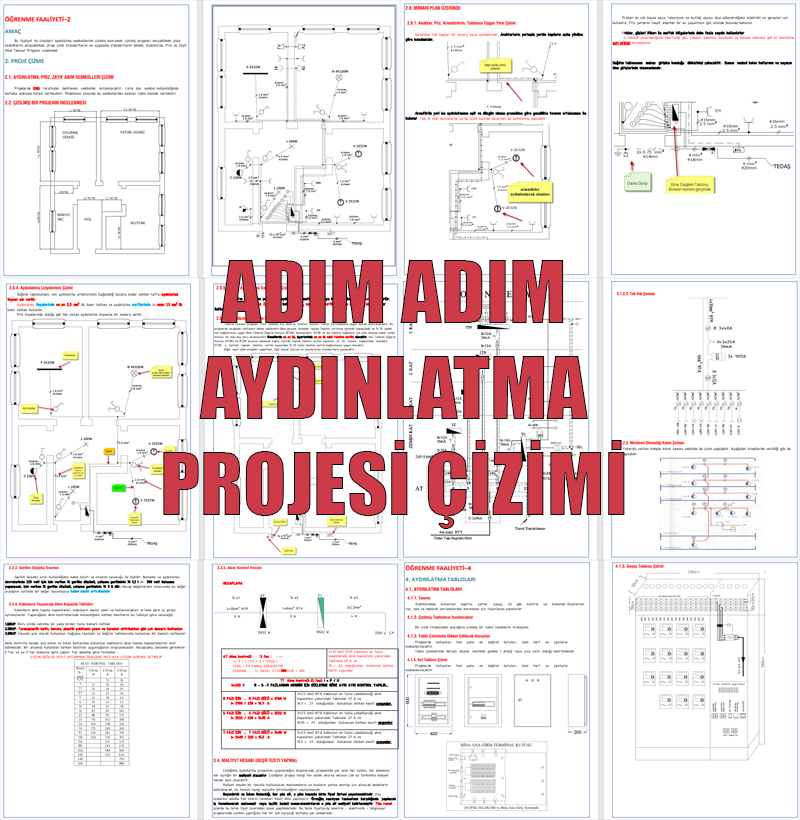 Adım Adım Aydınlatma Proje Çizimi