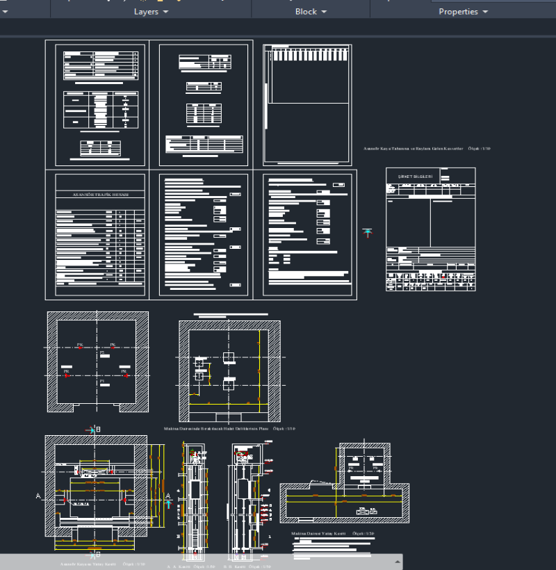 Asansör Avan Projesi ve Hesaplamaları