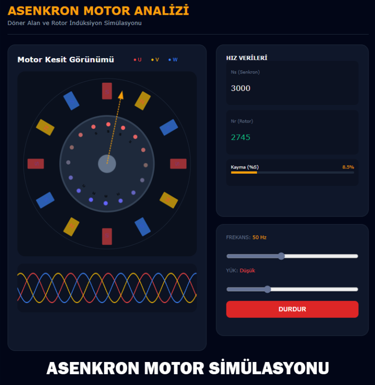 Asenkron Motor Simülasyonu
