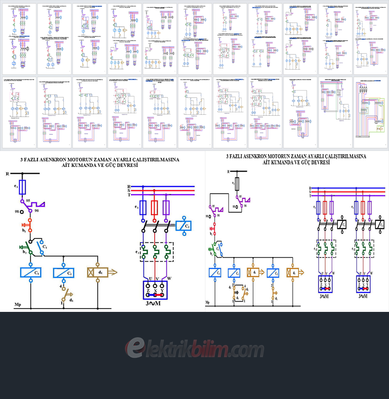 Otomatik Kumanda Temrinleri Pano Bağlantı Şemaları