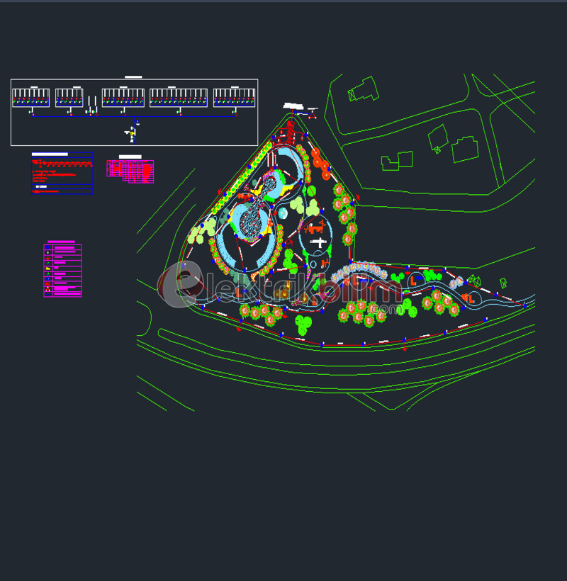 Park Aydınlatma Elektrik Projesi