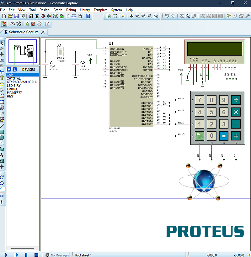 PIC 16F877 ile Hesap Makinesi Uygulaması