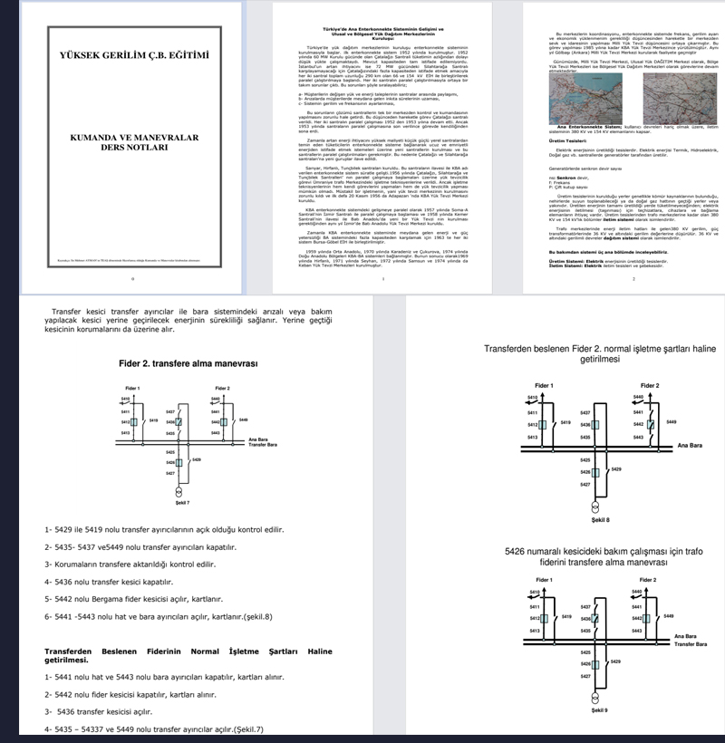 Şalt Kumanda ve Manevra Teknikleri