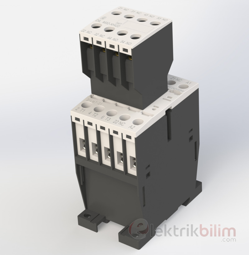 SolidWorks Kontaktör Çizimi