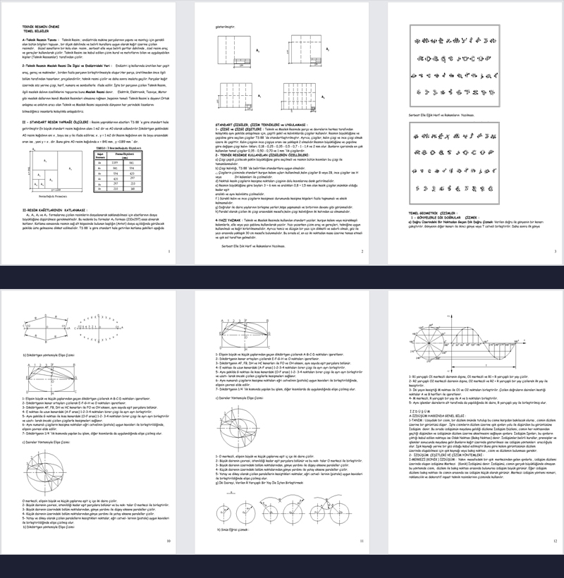 Teknik Resim Ders Notları PDF