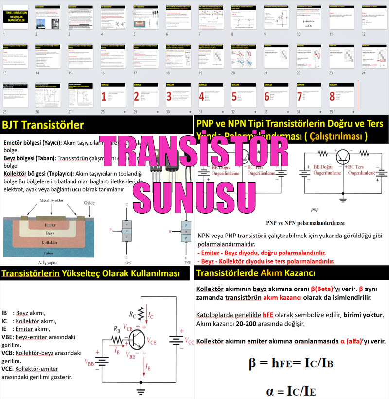 Transistörler Eğitim Sunusu